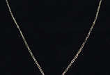 Colar de ouro 18 k com medalha com santa - 18 g - Colar de ouro 18 k com medalha com santa - 18 g