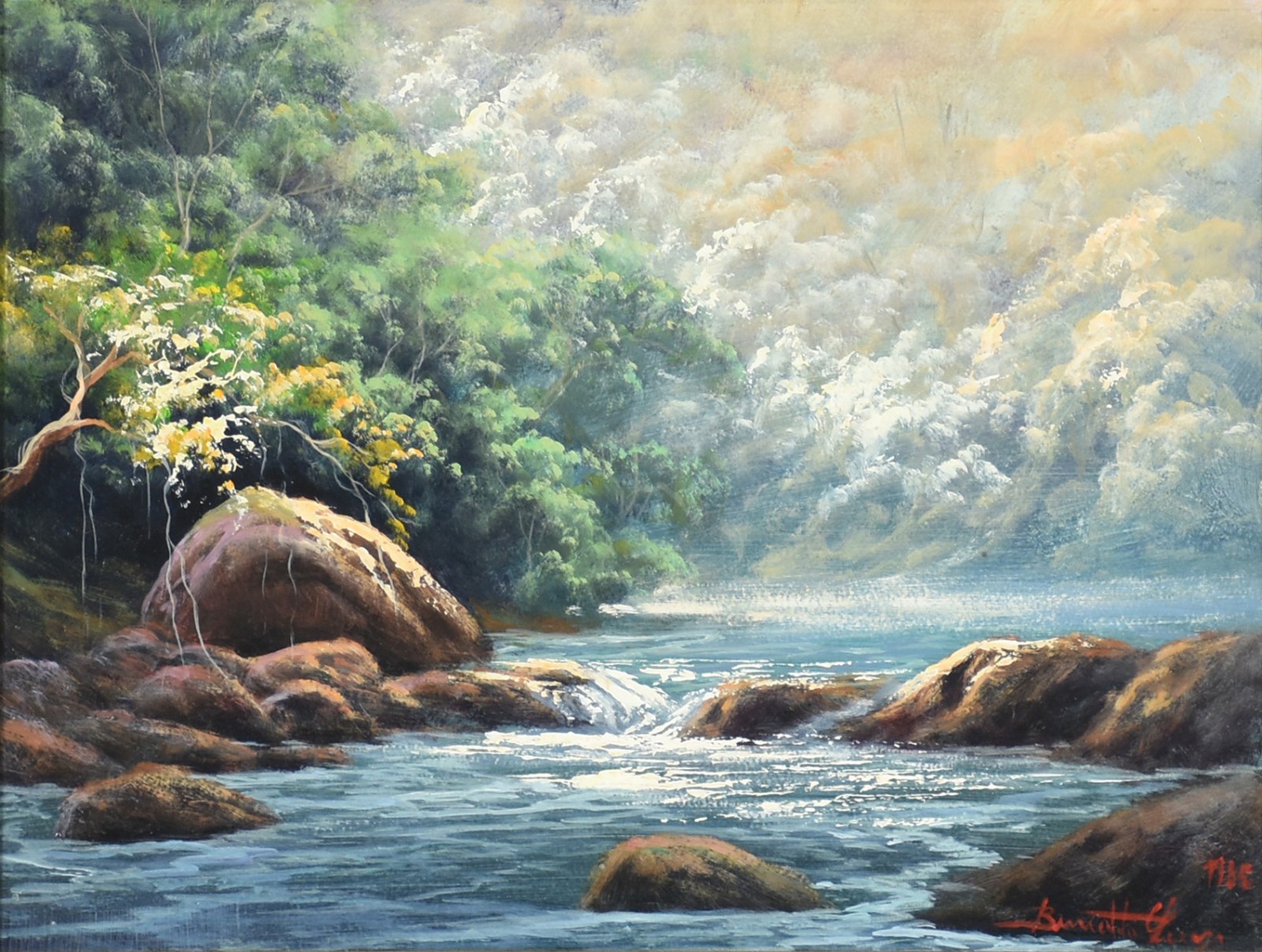 Benedito Luizi (1933-2010), Paisagem com Riacho - foto 1 de 4