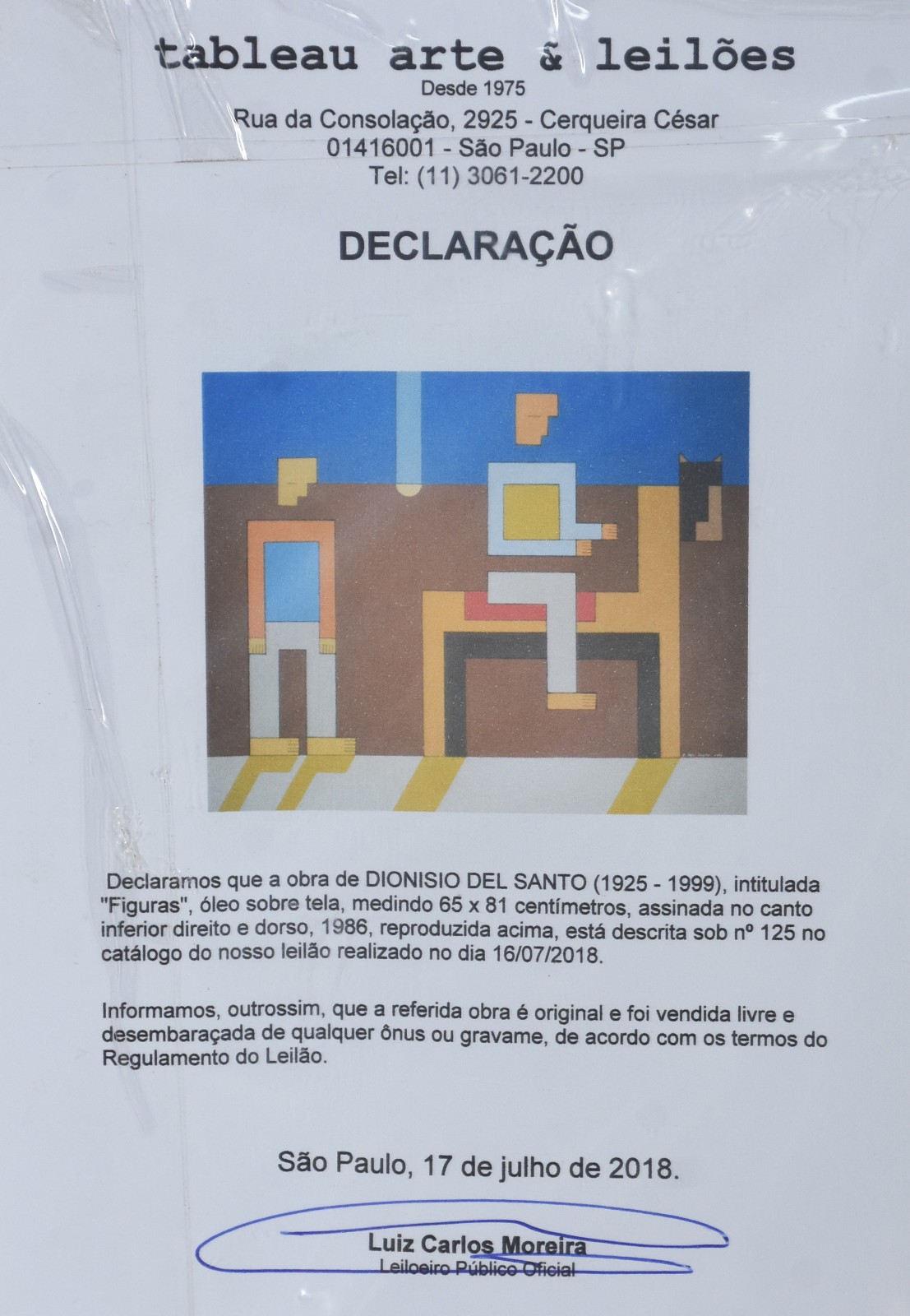 Dionísio del Santo (1925-1999), Figuras - foto 4 de 4