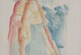 Noemia Mourão (1912-1992), Figuras - Técnica mista com aquarela.