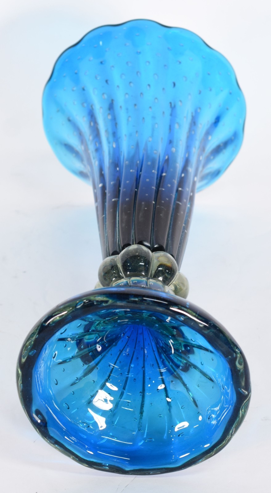 Floreira de murano na cor azul. - foto 3 de 3