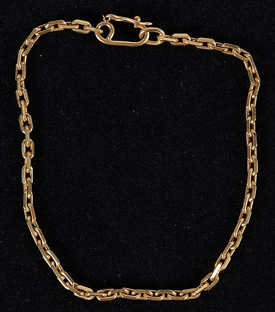 Pulseira de ouro 18 k - peso 5,1 g