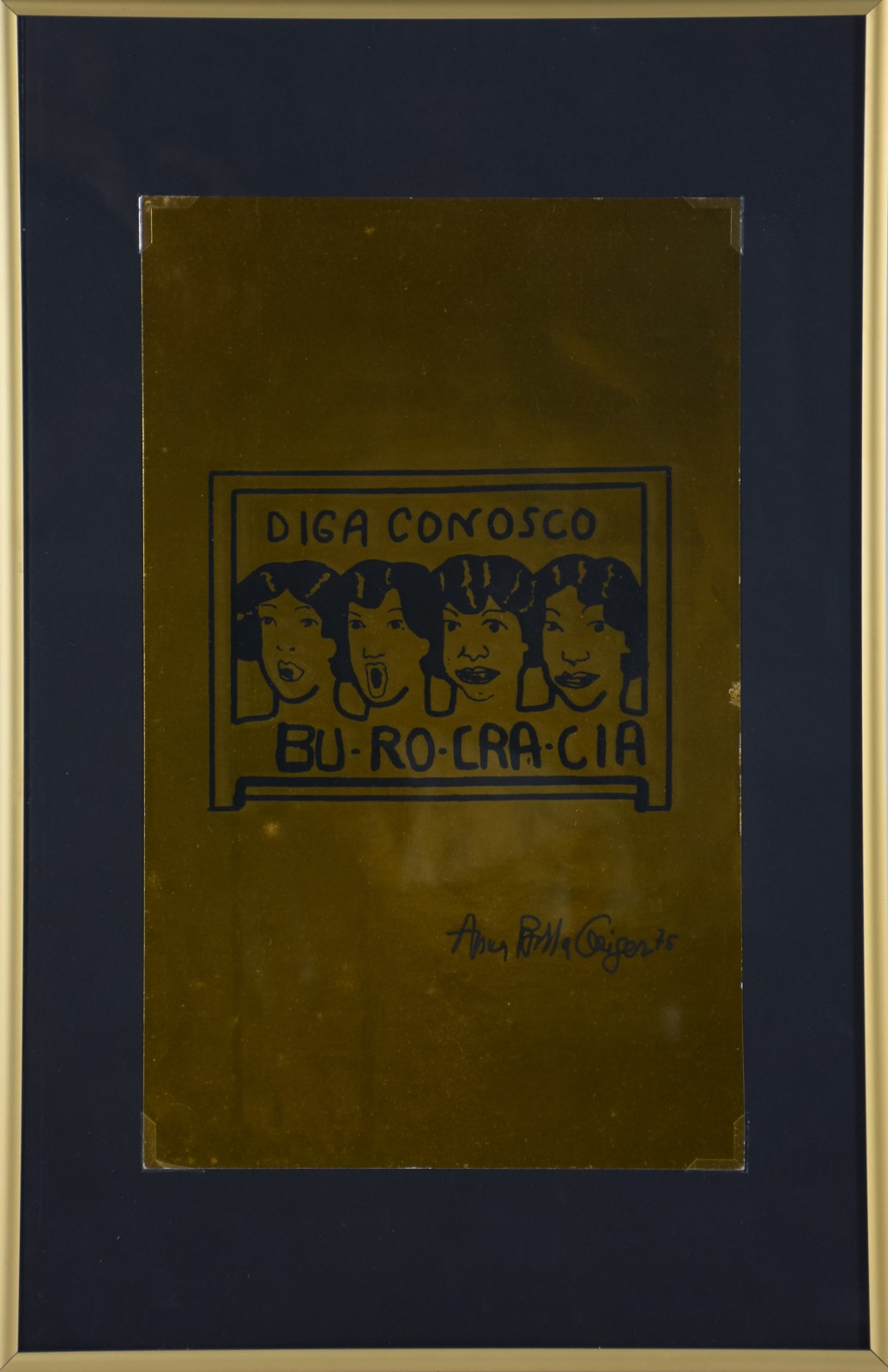 Anna Bella Geiger (1933), BU-RO-CRA-CIA - foto 1 de 3