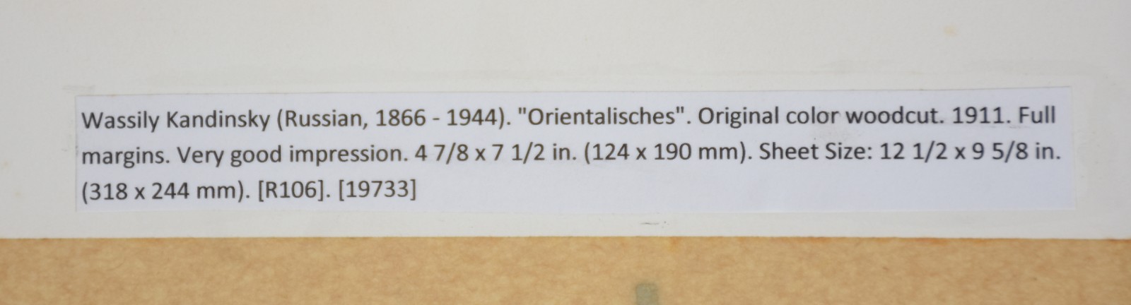 Wassily Kandinsky  (1866-1944), Orientalista - foto 4 de 4