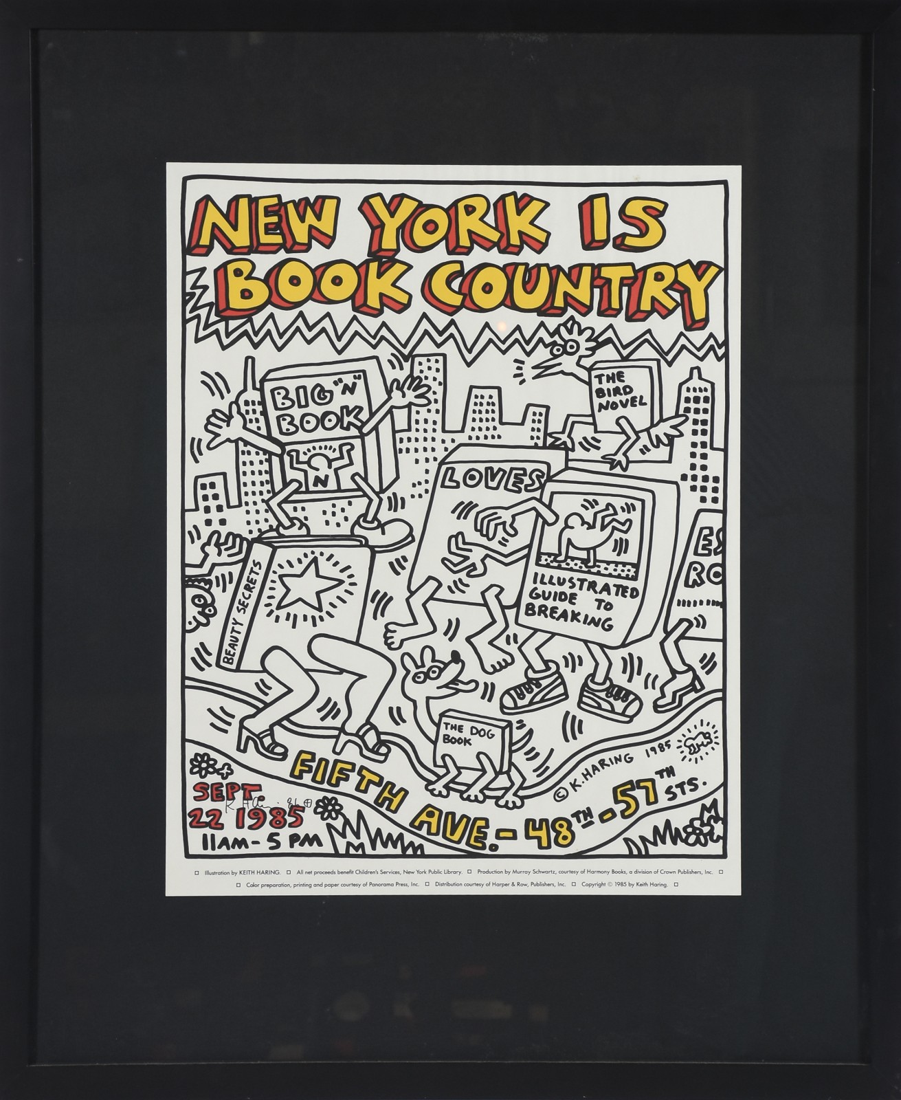 Keith Haring (1958-1990), New York is Book Country - foto 2 de 5