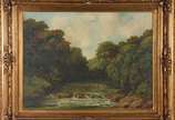 SYLVIO KARASAVAS (1905-1980), Paisagem - Óleo sobre tela.