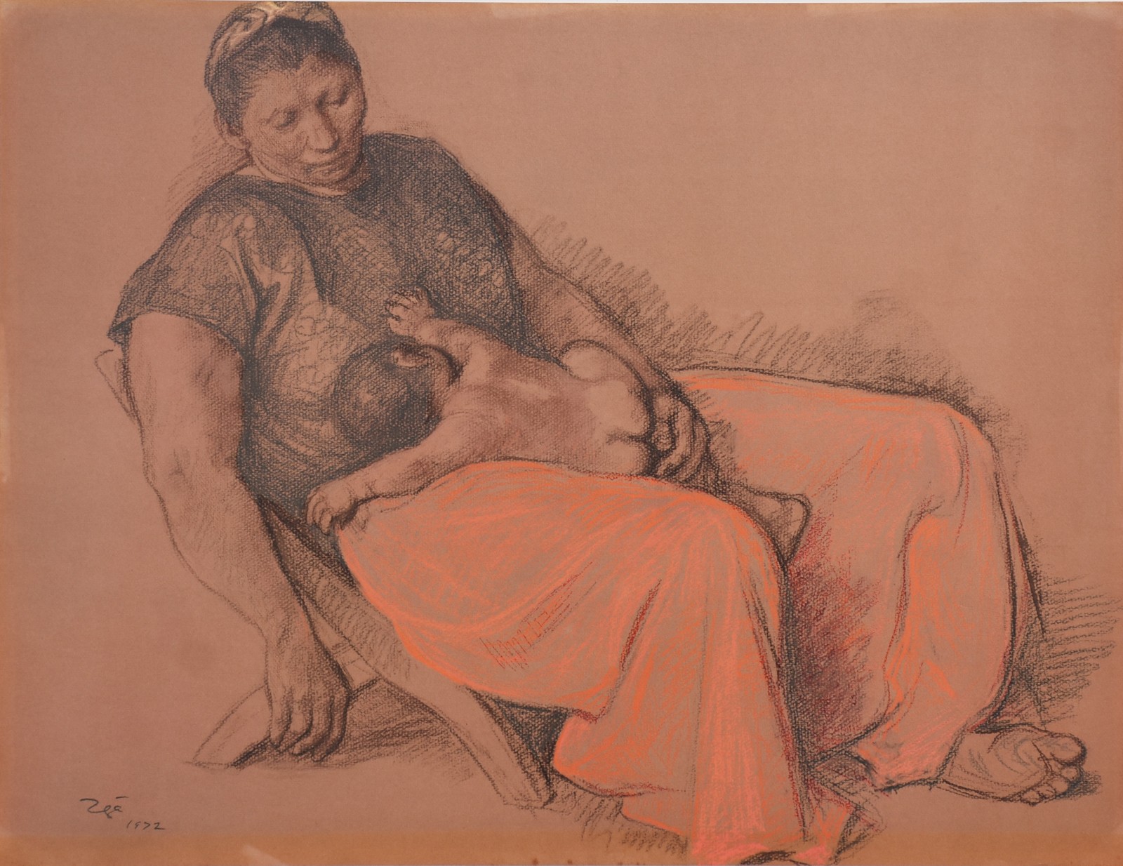 Francisco Zúñiga (1912-1998), Mãe com Criança - foto 2 de 4