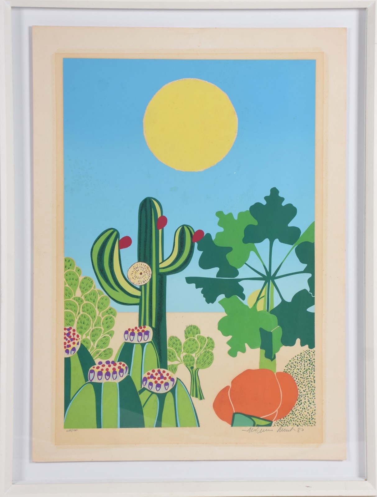 Aldemir Martins (1922-2006), Paisagem com Cacto - foto 1 de 5