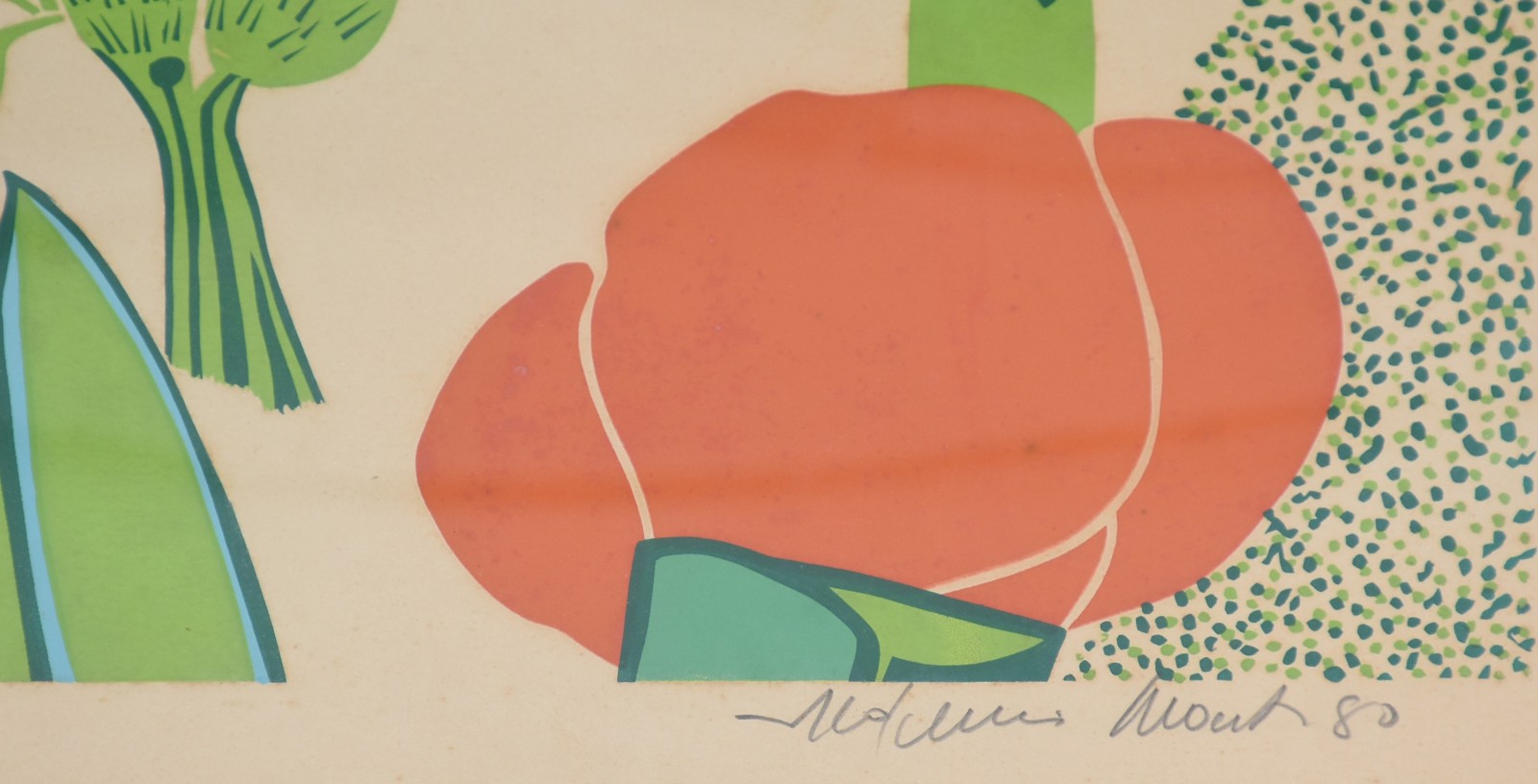 Aldemir Martins (1922-2006), Paisagem com Cacto - foto 3 de 5