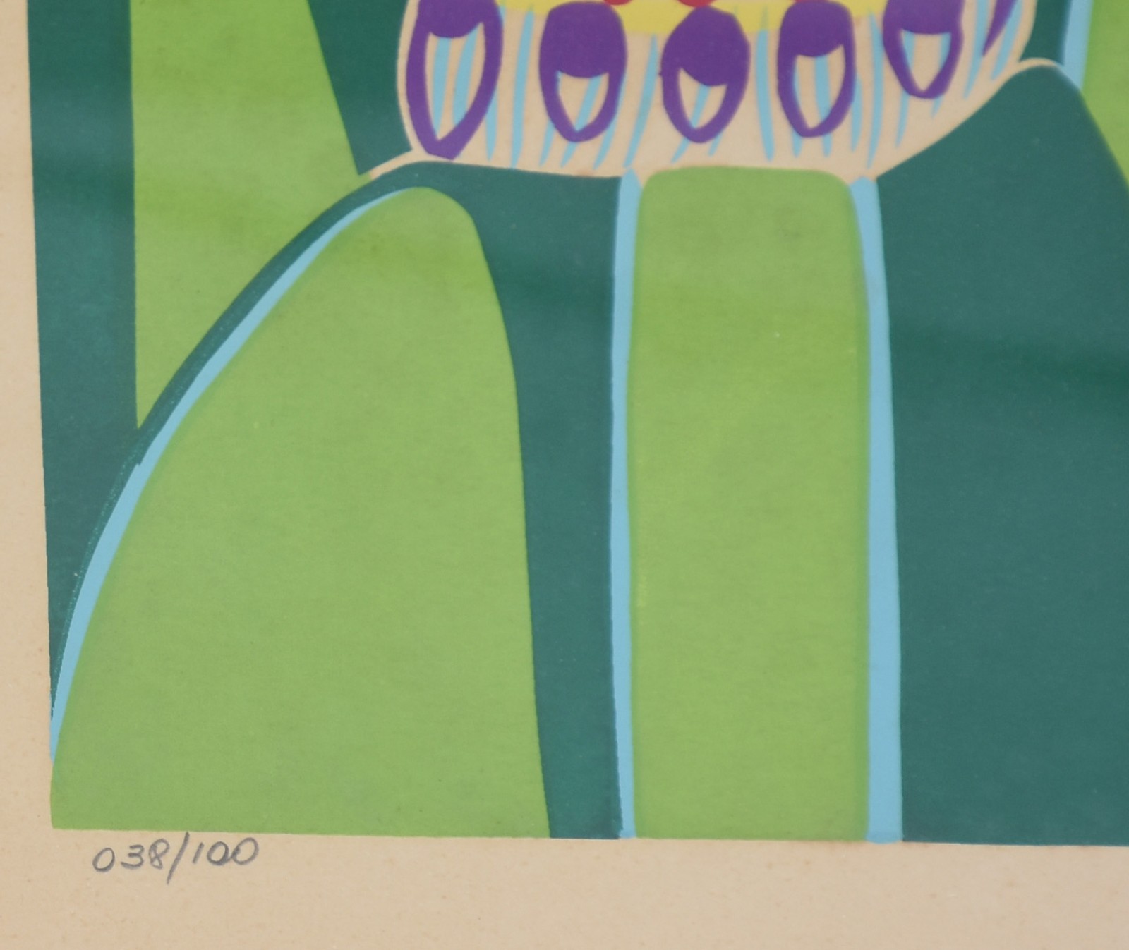Aldemir Martins (1922-2006), Paisagem com Cacto - foto 4 de 5