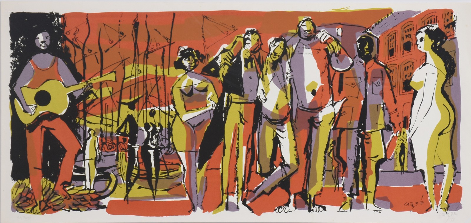 Hector Carybé (1911-1997), Boêmios - foto 1 de 5