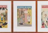 Péricles (1924-1961), “Amigo da Onça” - Tres capas para Revista “Amigo da Onça” (medindo 38 x 26 cm. cada).