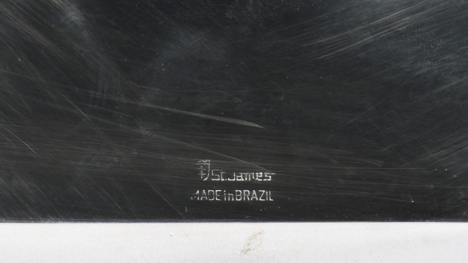 Oito souplats Saint James em metal prateado. - foto 3 de 3