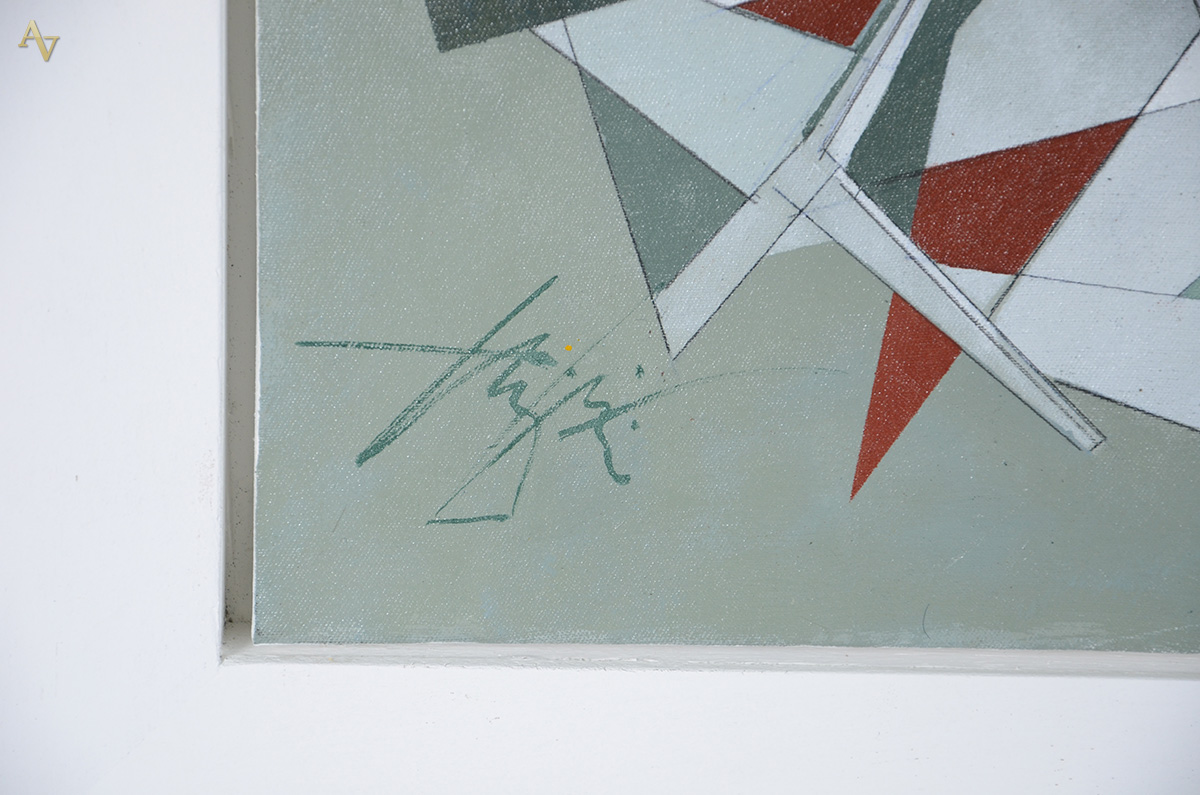 HENRI CARRIERES (1947) - Natureza morta - ost - 50 x 60 - foto 3 de 4