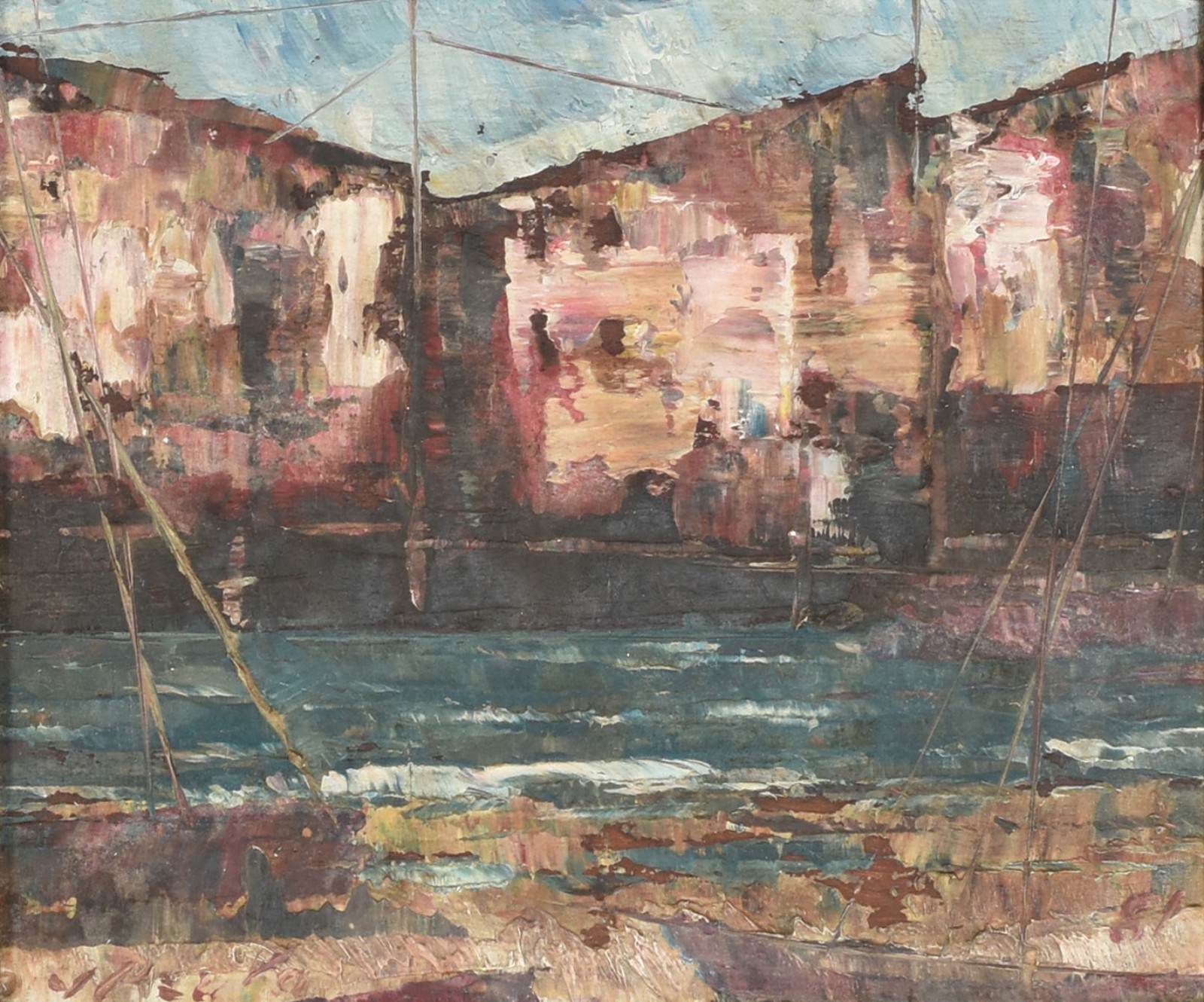 José Paulo Moreira da Fonseca (1922-2004), Beira d' Água - foto 1 de 5
