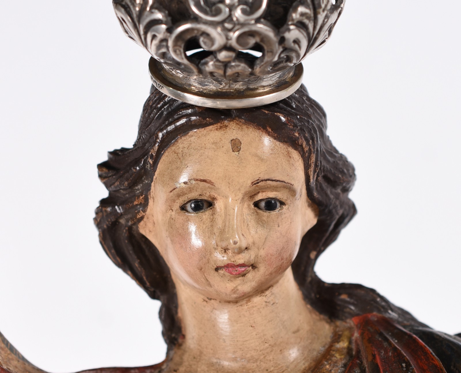 Imagem de Nossa Senhora da Conceição de madeira portuguesa do século... - foto 2 de 8