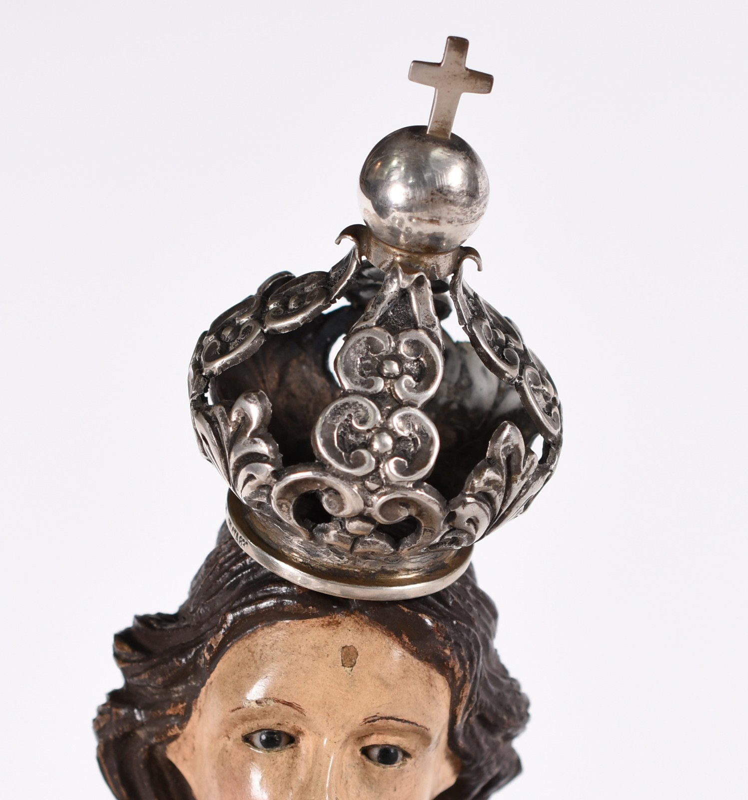 Imagem de Nossa Senhora da Conceição de madeira portuguesa do século... - foto 3 de 8
