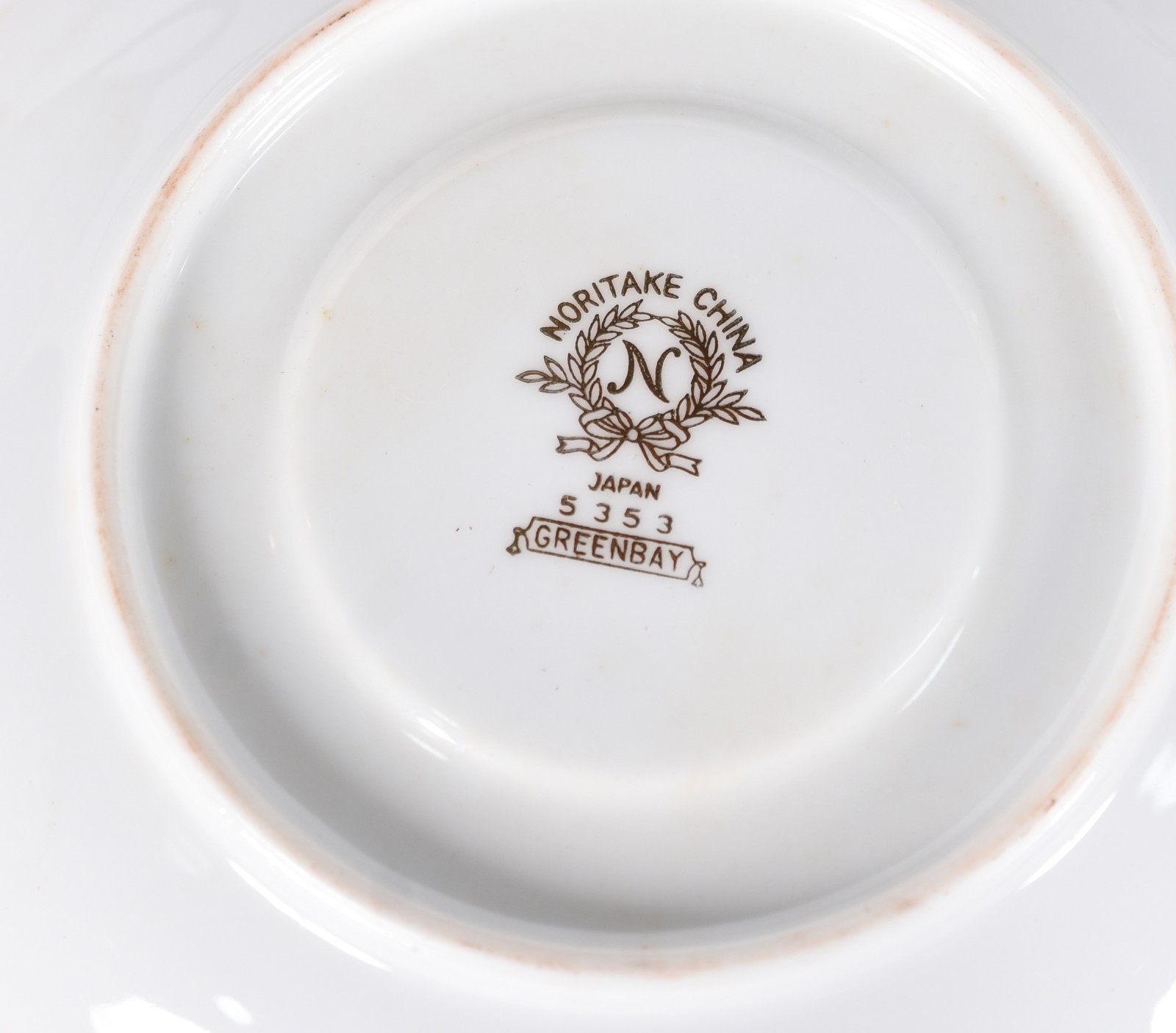 Serviço de chá de porcelana Noritake composto de 6 xícaras com pires... - foto 5 de 5