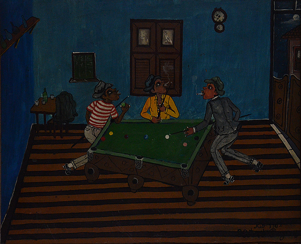 HEITOR DOS PRAZERES - Jogadores de Sinuca - ose - 38 x 46 - com... - foto 1 de 2
