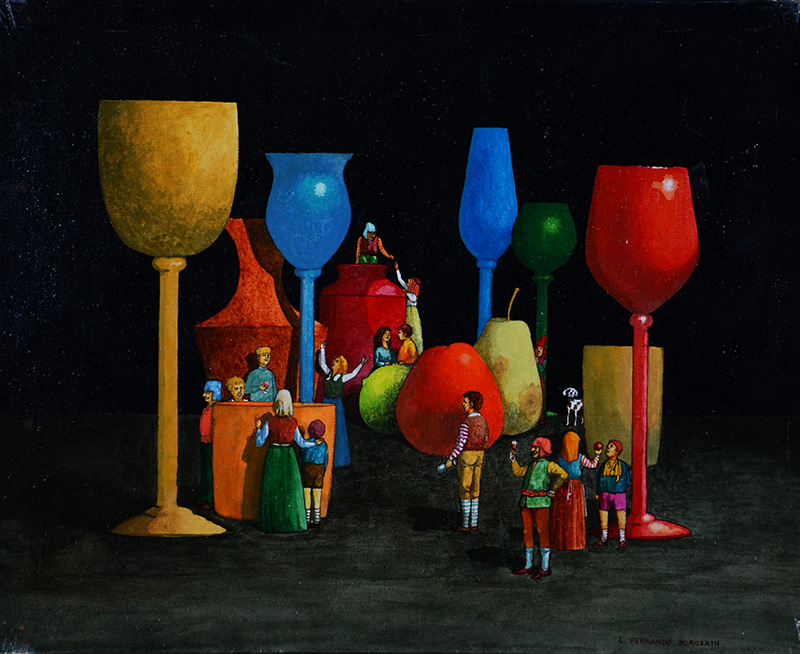 BORGERTH - Licores de frutas - ast - 33 x 41 - 1995 - foto 1 de 2