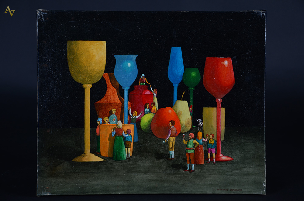 BORGERTH - Licores de frutas - ast - 33 x 41 - 1995 - foto 2 de 2