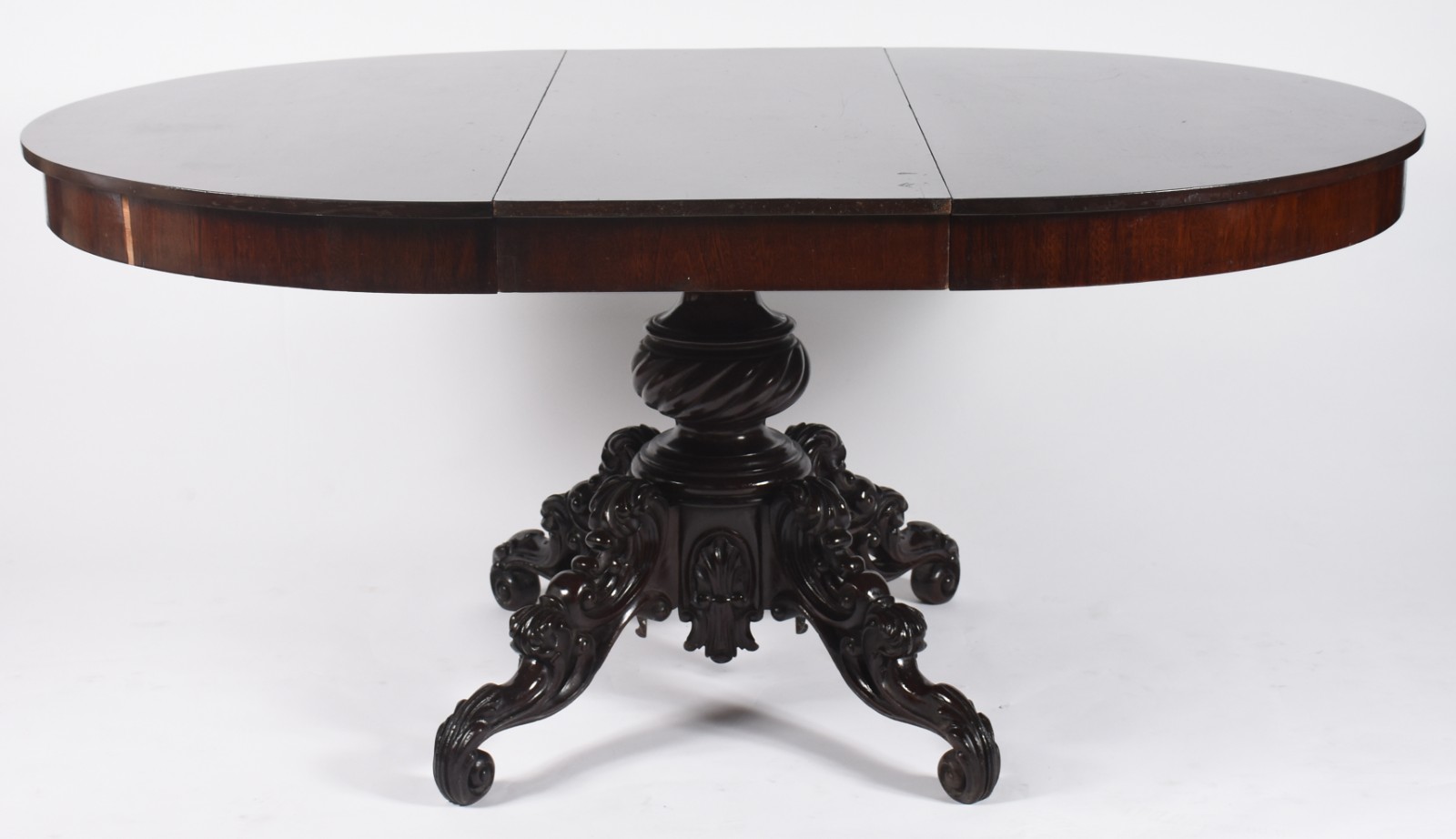 Conjunto para sala de jantar composto de mesa oval com tábua... - foto 2 de 11