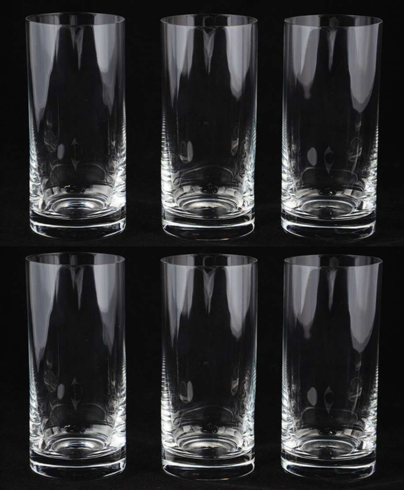 Seis copos de cristal long drink, 350 ml. - foto 2 de 2