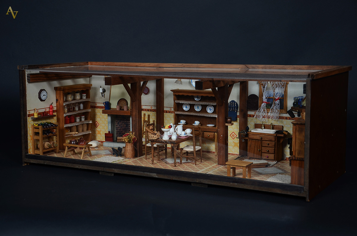 Miniatura representando ambiente de fazenda - caixa de acrílico... - foto 3 de 3