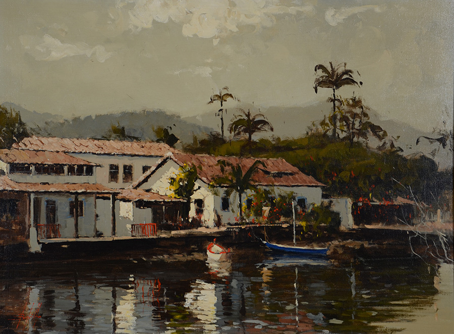 BOTELHO - Parati - ost - 60 x 80 - Datado 1995 - foto 1 de 2