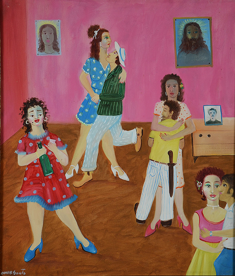 OMAR SOUTO - Bordel - ost - 70 x 60 - foto 1 de 2