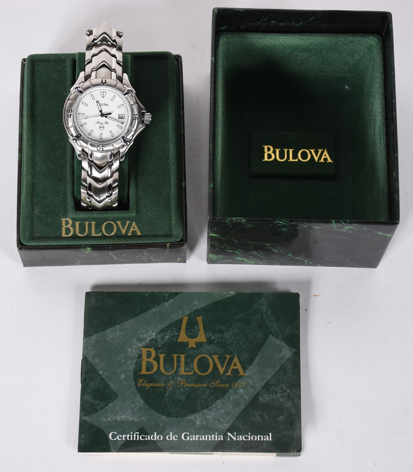 Relógio Bulova Marina Star 100m, caixa e pulseira em aço, mostrador... - foto 7 de 11