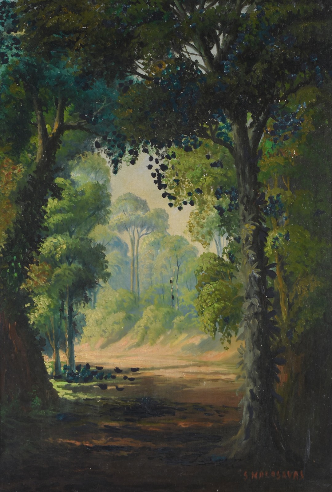 SYLVIO KARASAVAS  (1905-1980), Paisagem - foto 1 de 6