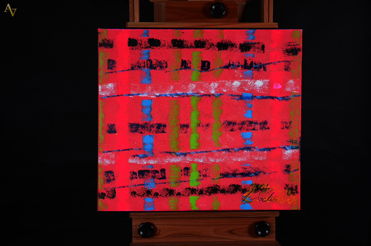 LUCIA PRATES - Abstrato - ost - 80 x 90 - foto 2 de 2