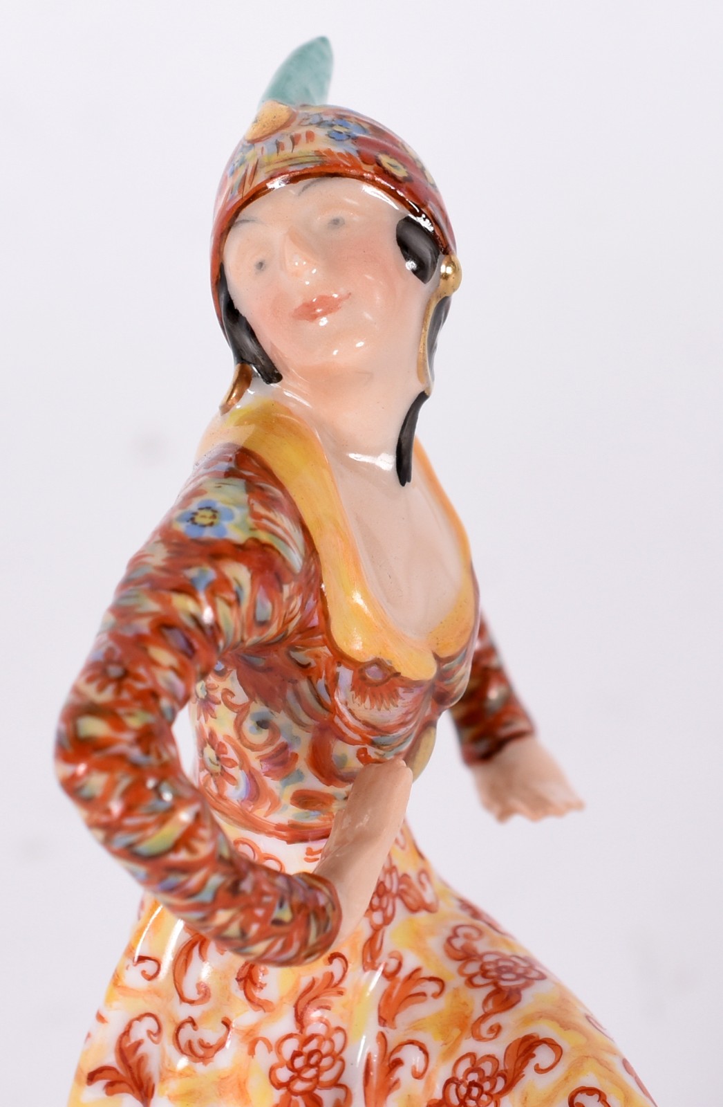 Estatueta de porcelana alemã Selb Bavaria, representando dançarina em... - foto 2 de 6