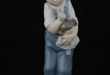 Estatueta de porcelana espanhola NAO, Lladro - ... - Estatueta de porcelana espanhola NAO, Lladro -  Altura 19 cm