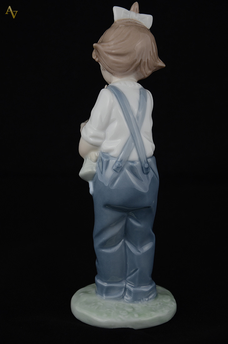 Estatueta de porcelana espanhola NAO, Lladro - Altura 19 cm - foto 2 de 2