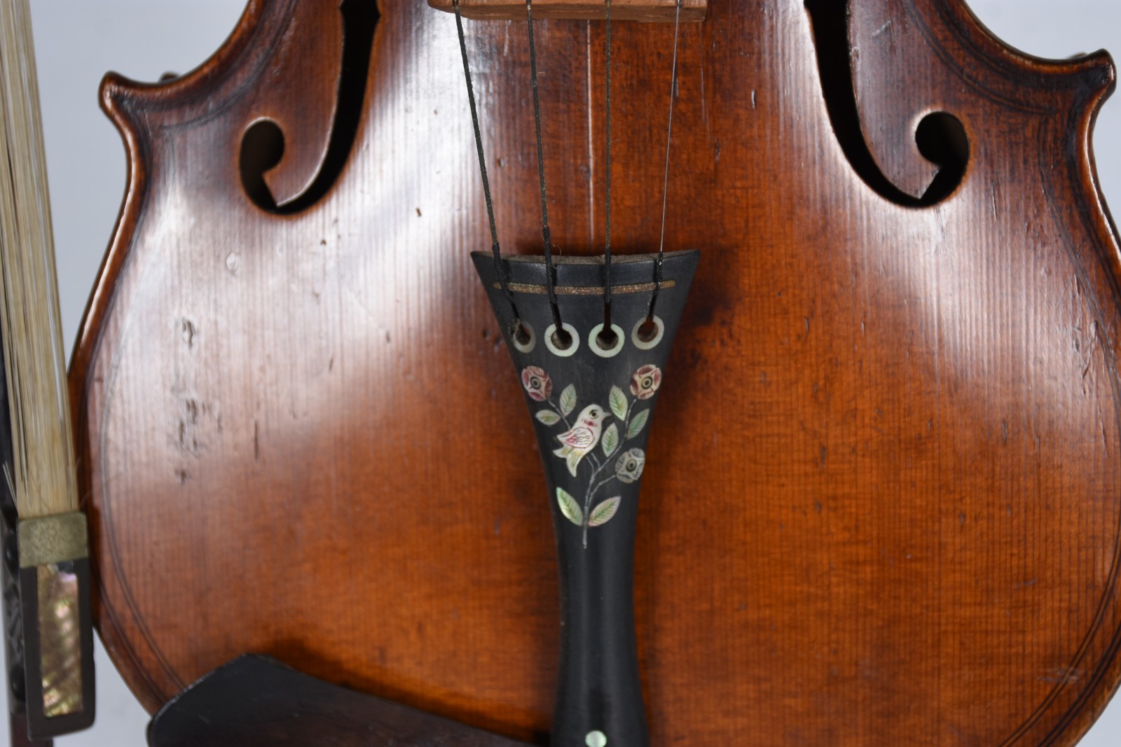 Violino alemão Gebruder Schuster, com figura de Paganini, fabricado... - foto 3 de 8