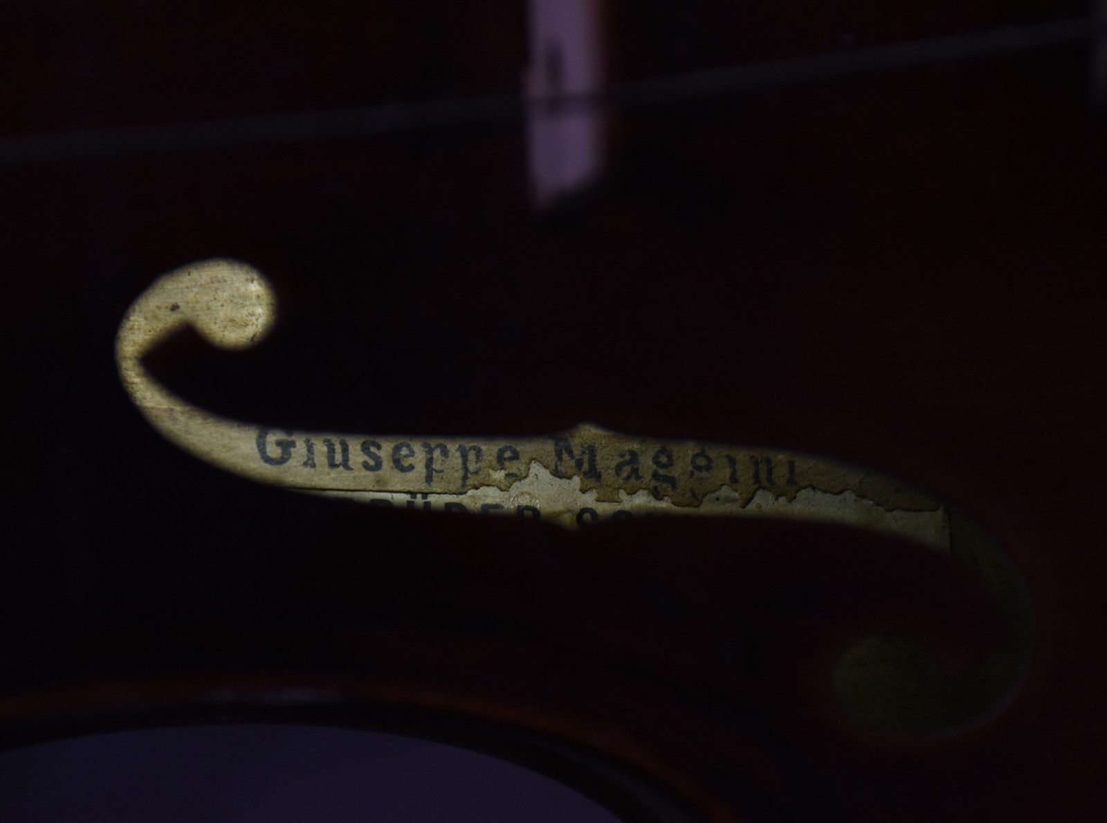 Violino alemão Gebruder Schuster, com figura de Paganini, fabricado... - foto 7 de 8