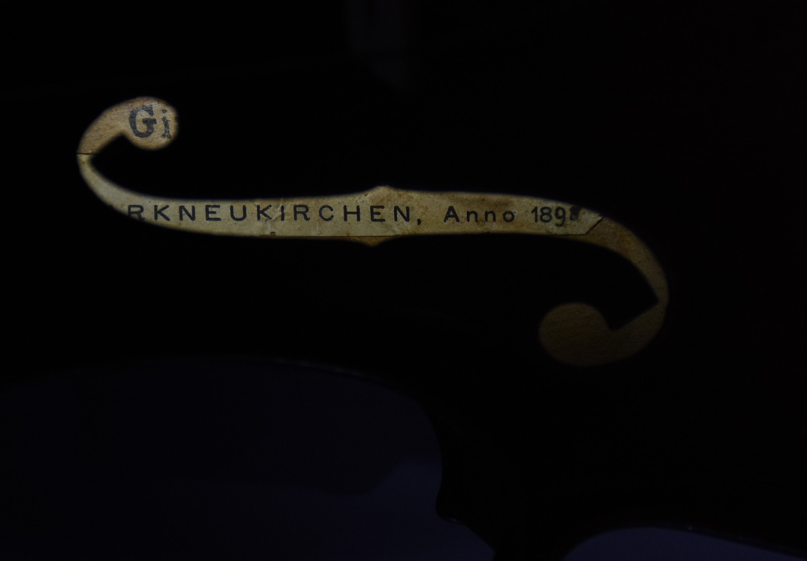 Violino alemão Gebruder Schuster, com figura de Paganini, fabricado... - foto 8 de 8