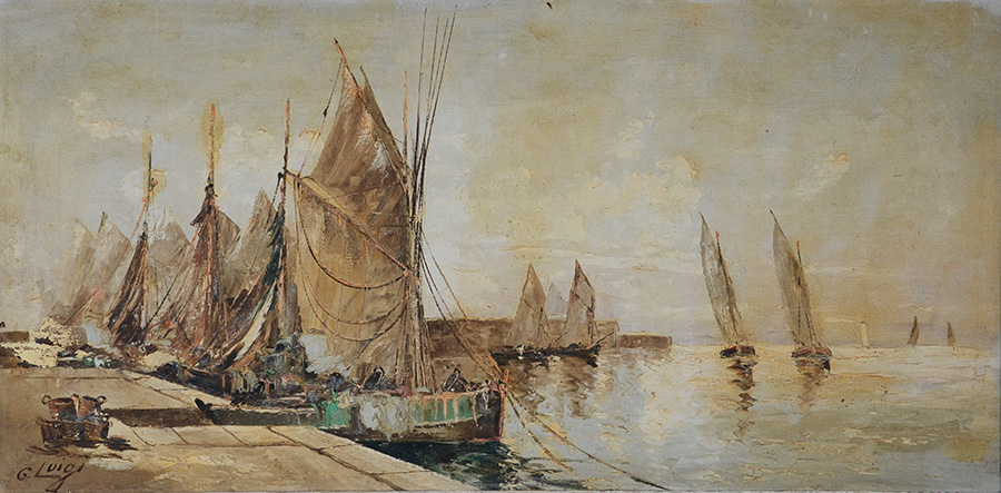 G. LUIGI - Quadro Marinha - OST - 50 X 100 - foto 1 de 3