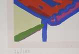 Inimá de Paula (1918-1999), Casario - Serigrafia assinada e numerada 76/180.