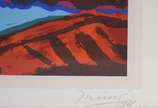 Inimá de Paula (1918-1999), Casario - Serigrafia assinada e numerada 76/180.