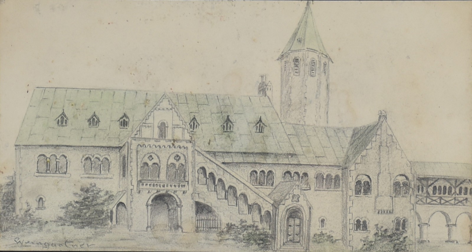 Pedro Weingärtner (1853-1929), Estudo - foto 1 de 3