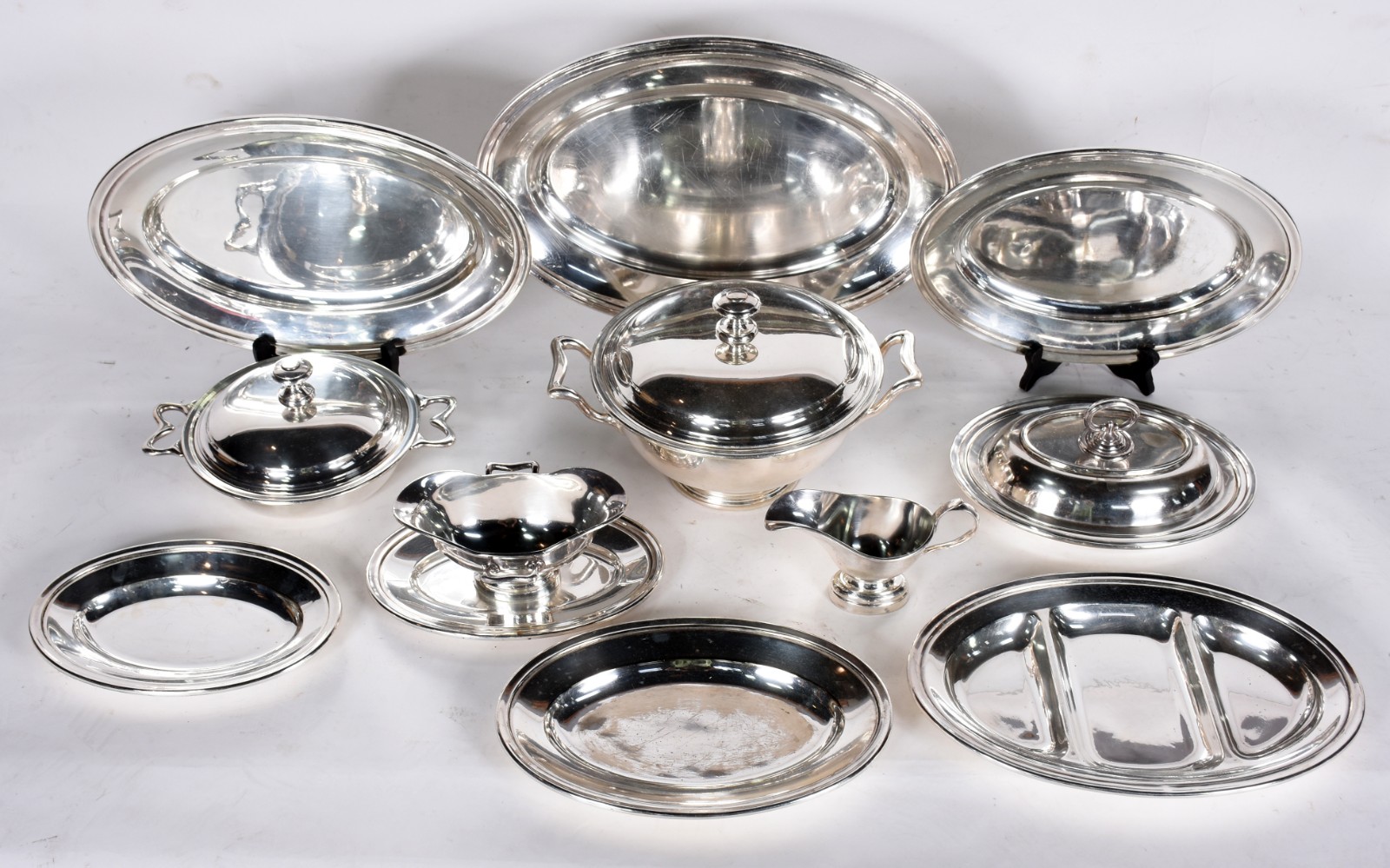 Baixela de jantar de metal prateado Fracalanza, composto de 5... - foto 2 de 4