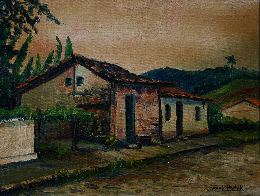 ASSINATURA NÃO IDENTIFICADA - Casario - ost - 26 x 34 - foto 1 de 2