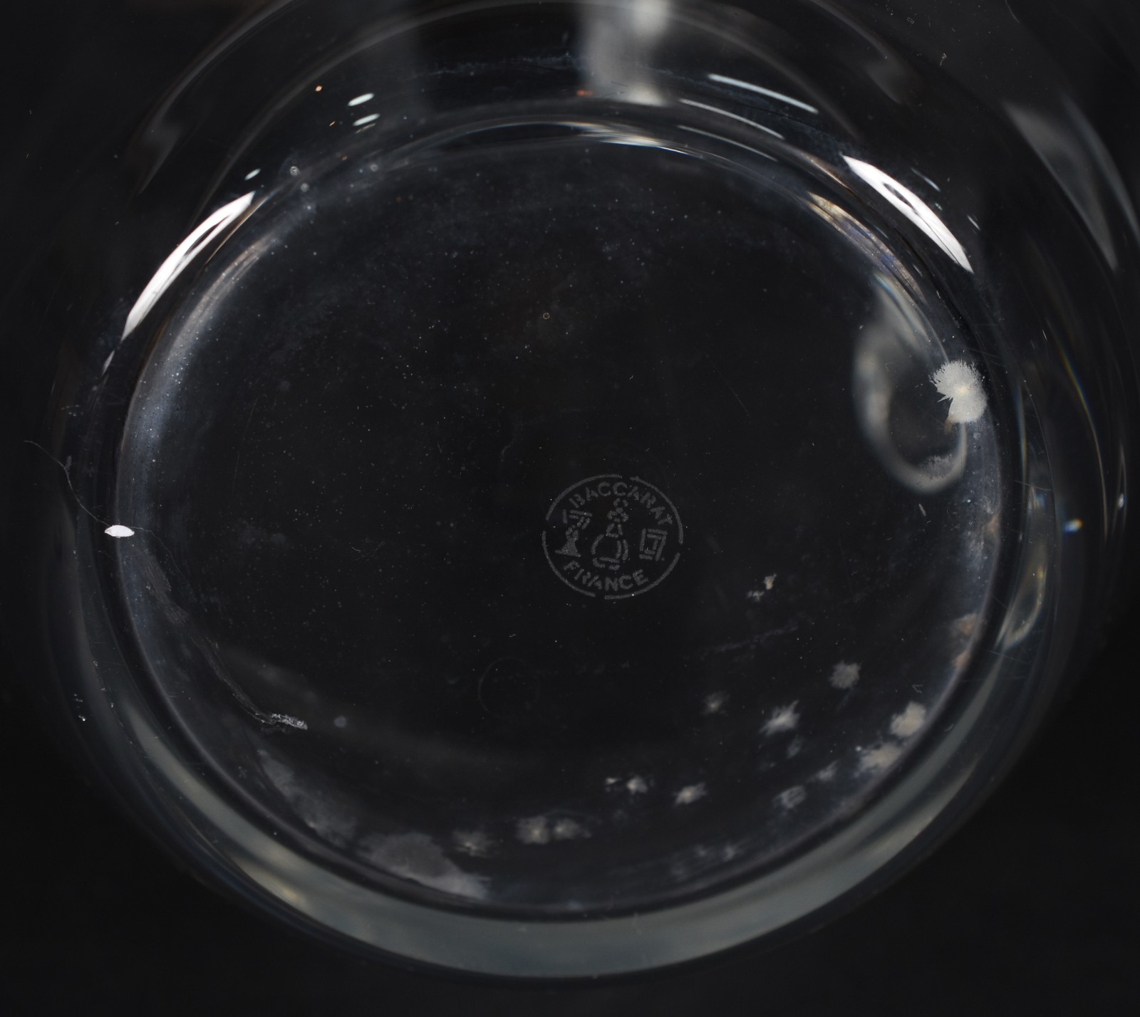 Decanteur de cristal Baccarat marcado (com mofo no fundo). - foto 4 de 5