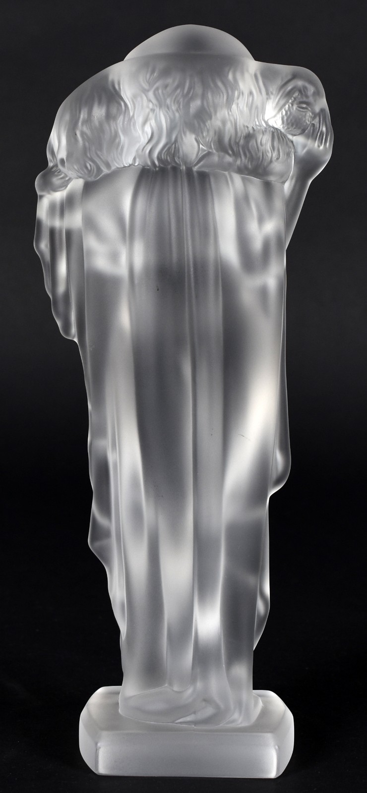 Escultura francesa de cristal acetinado de Sèvres representando... - foto 3 de 5