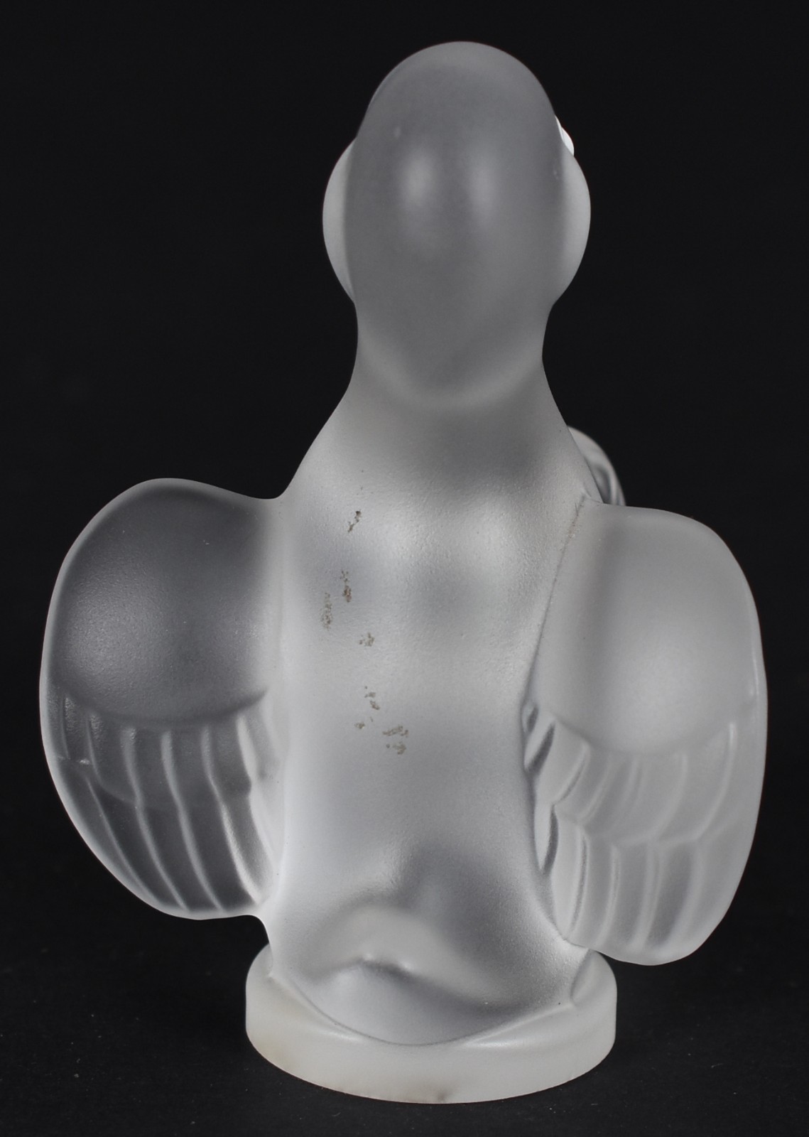 Estatueta de cristal frances de Sèvres representando pato, marcado na... - foto 3 de 5