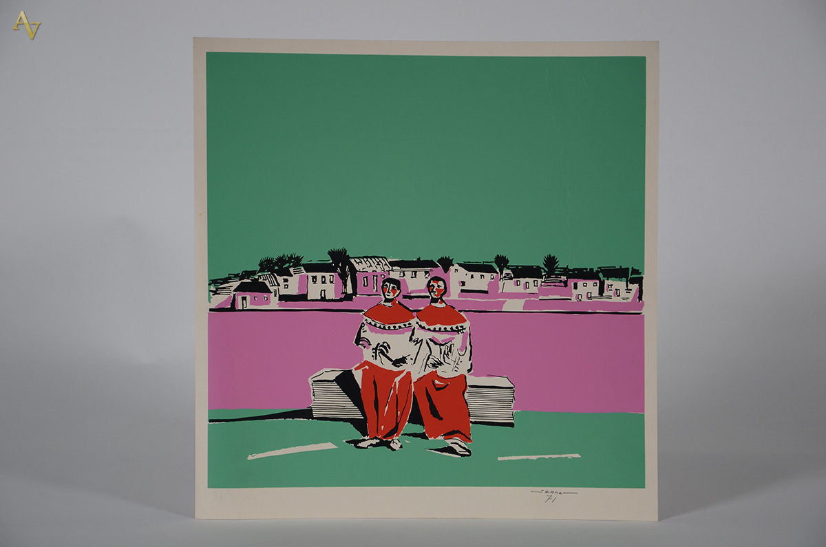 JENNER AUGUSTO - gravura - 1971 - 33 x 32 (sem moldura)