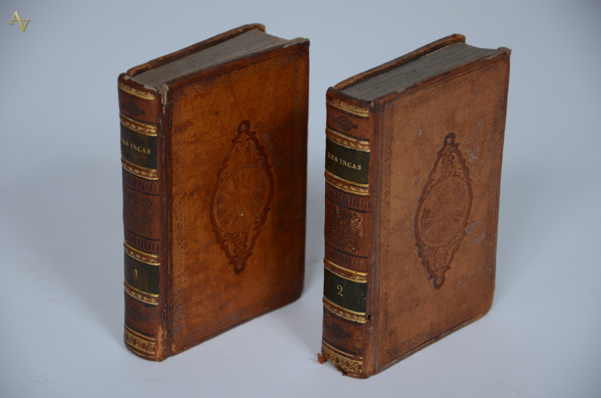 Livro: Marmontel. Les Incas. 2 volumes,completos, texto em bom estado...